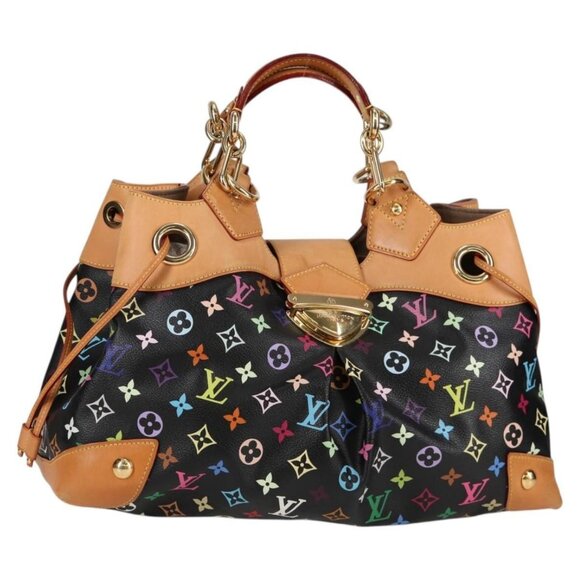 LOUIS VUITTON Monogram Multicolor Ursula Tote Bag Black M40124 LV Auth 123617V - Picture 1 of 16